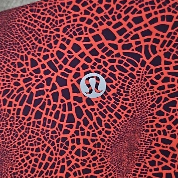 Lululemon Wunder Train High Rise 25” Leggings – Crackle Glaze Orange Women’s - Picture 6 of 12